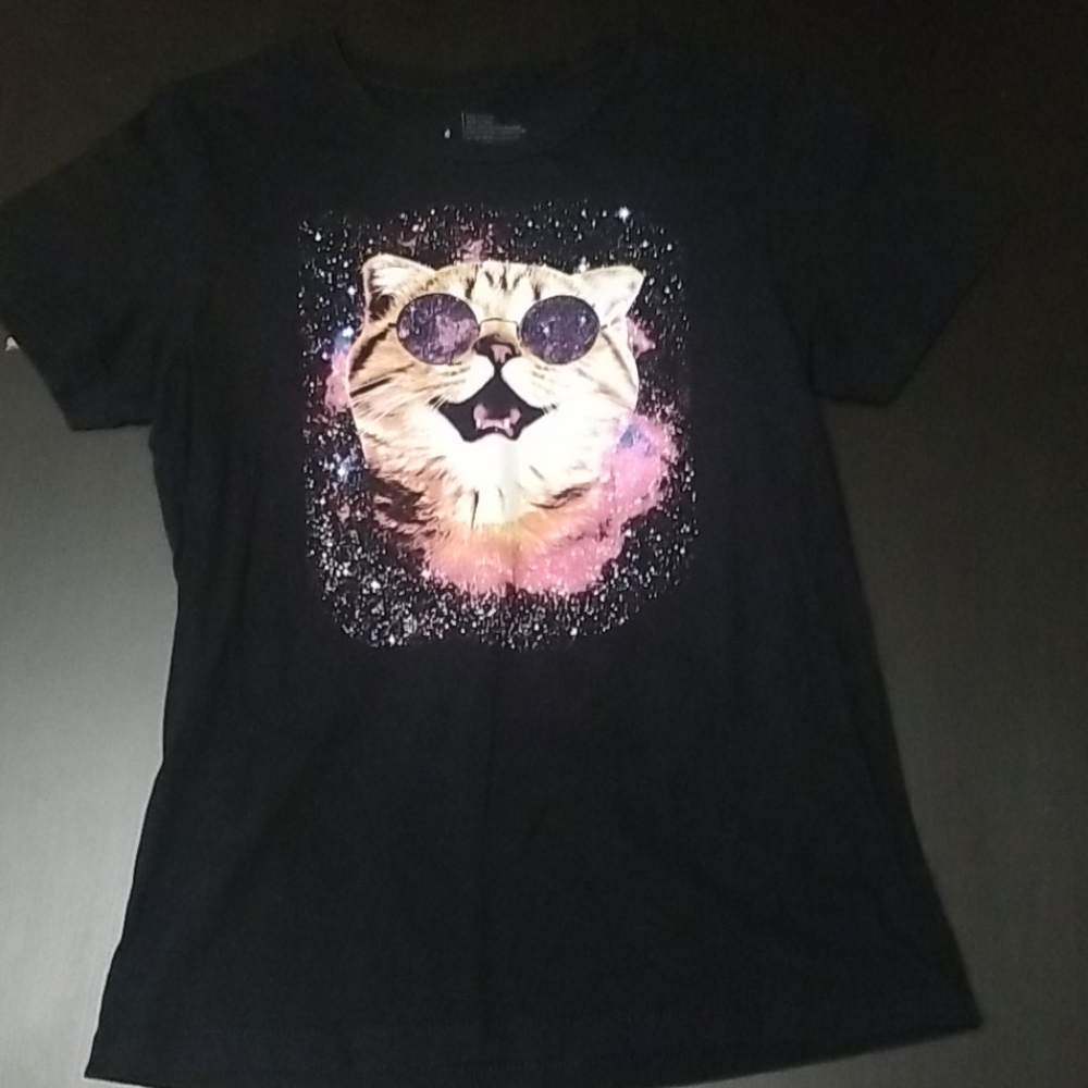 Space cat T-shirt